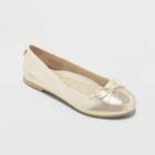 Girls' Diana Slip-on Ballet Flats - Cat & Jack Gold