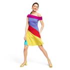 Women's Colorblock Off The Shoulder Dress - Stephen Burrows For Target Xl, Women's,