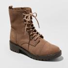 Women's Kamryn Lace Up Combat Boot - Universal Thread Taupe