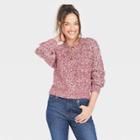 Women's Button-front Cardigan - Universal Thread Burgundy