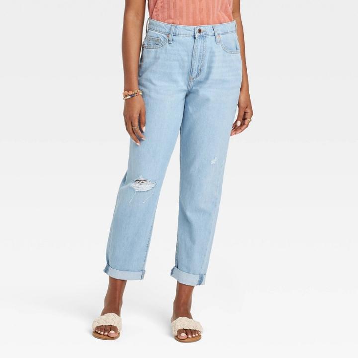 Women's Mid-rise Boyfriend Jeans - Universal Thread