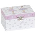 Mele & Co. Jeannie Girls' Musical Ballerina Jewelry Box - White/purple, Girl's,