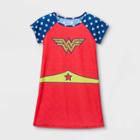 Girls' Wonder Woman Nightgown - Red