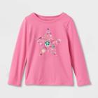Toddler Girls' Space Star Long Sleeve Graphic T-shirt - Cat & Jack Pink