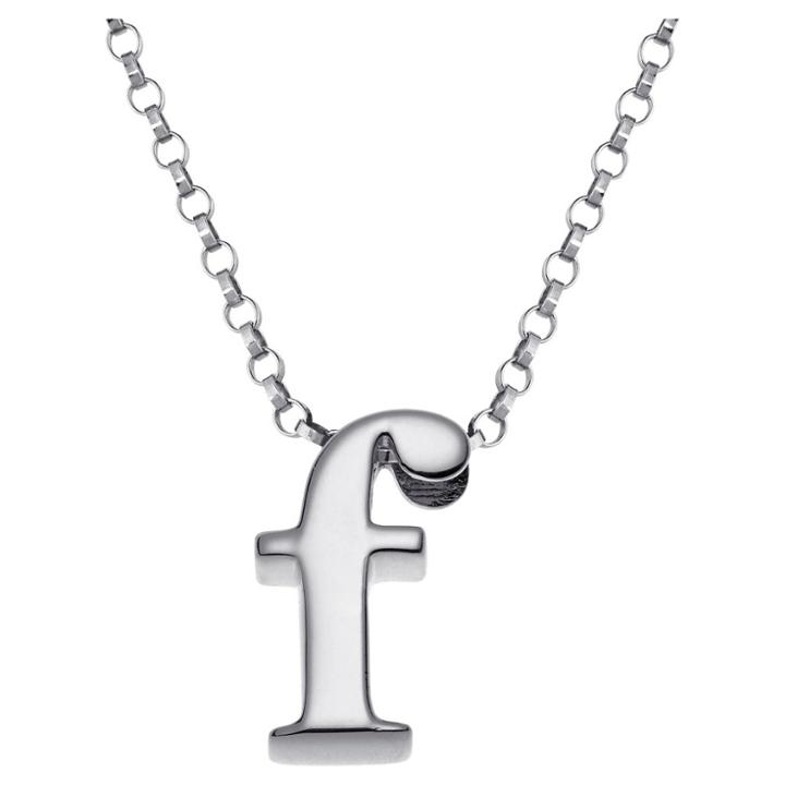 Distributed By Target Women's Sterling Silver 'f' Initial Charm Pendant -