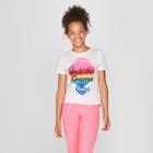 Girls' Nickelodeon Jojo's Closet Roll Cuff Short Sleeve T-shirt - White