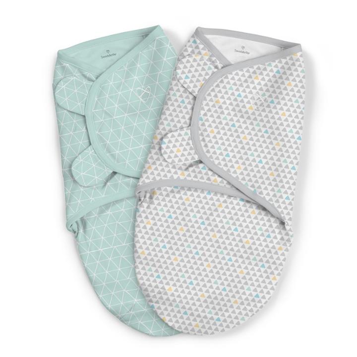 Swaddleme Original Swaddle Wrap 3-6 Months - Peaks & Points L 2pk, Peaks & Points