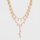 Sugarfix By Baublebar Layered Y-chain With Gold Coins Necklace - Gold, Girl's