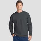 Hanes Men's Ecosmart Fleece Crew Neck Sweatshirt - Charcoal Heather