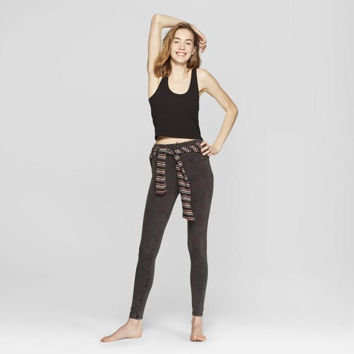 Women's Cropped Cami Lounge Tank Top - Colsie Black