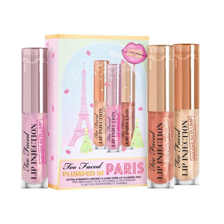 Too Faced Plumped In Paris Extra Strength Instant & Long-term Lip Plumper Trio - 0.3oz - Ulta Beauty