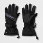 Boys' Premium Solid Ski Gloves - C9 Champion Black/gray 4-7, Black Gray