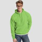 Hanes Men's Ecosmart Fleece Pullover Hooded Sweatshirt - Lime (green)