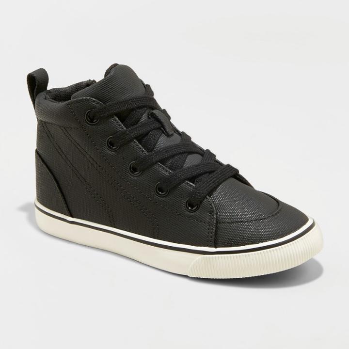 Boys' Asil High Top Sneakers - Cat & Jack Black