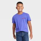 Boys' Pixel Hearts Short Sleeve Graphic T-shirt - Art Class Violet