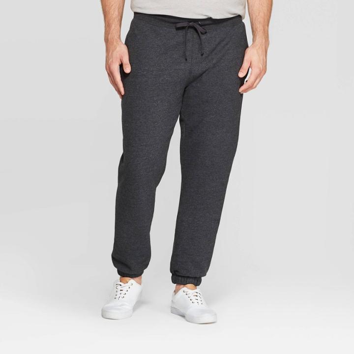 Men's Tall 31.5 Regular Jogger Fit Sweatpants - Goodfellow & Co Charcoal