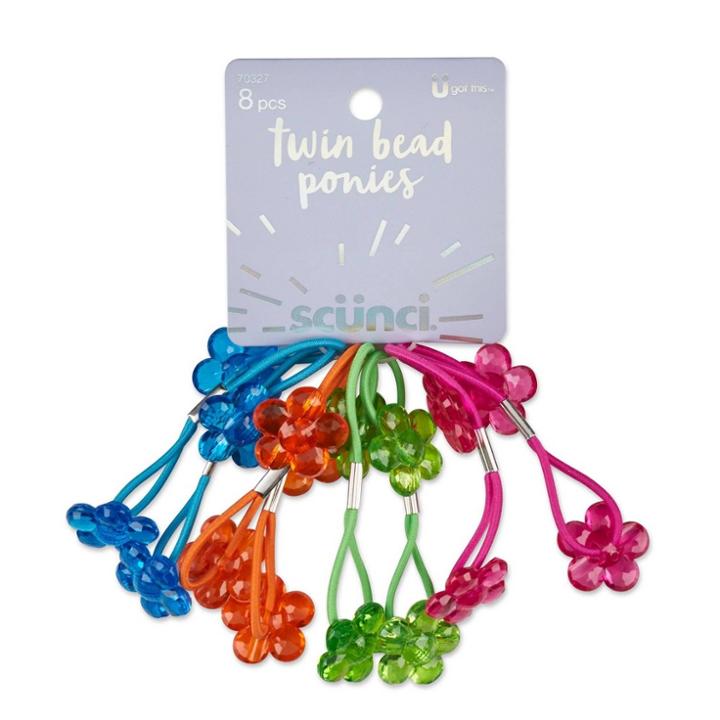 Scunci Twin Bead Ponytailers