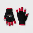 Boys' Harry Potter 2 In 1 Gloves - Black/red