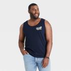 Men's Tall Standard Fit U-neck Tank Top - Goodfellow & Co Xavier Navy