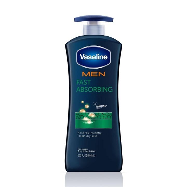 Vaseline Men Healing Moisture Fast Absorbing Body & Face Lotion