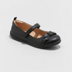 Girls' Hydia Mary Jane Flats - Cat & Jack Black