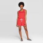 Women's Sleeveless Star Romper - Modern Lux (juniors') - Red