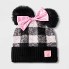 Girls' Minnie Mouse Plaid Hat, One Color