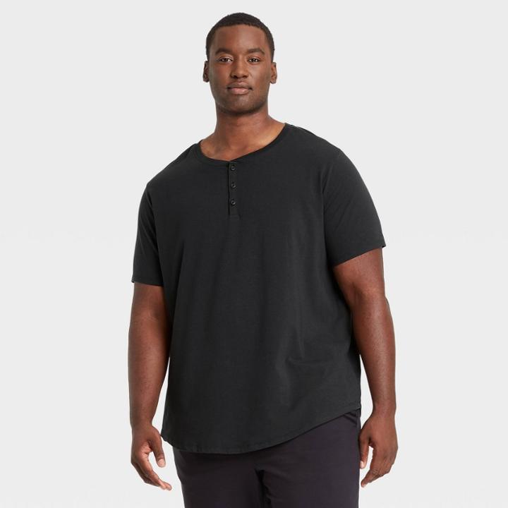 Men's Big & Tall Supima Cotton T-shirt - All In Motion Black