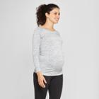 Maternity Active Long Sleeve T-shirt - Isabel Maternity By Ingrid & Isabel Gray