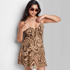 Women's Chiffon Slip Dress - Wild Fable Brown
