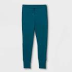 Girls' Soft Fleece Jogger Pants - All In Motion Teal