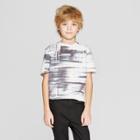 Boys' Short Sleeve Curved Hem T-shirt - Art Class White