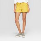 Women's Belted Shorts - A New Day Gold