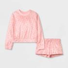 Girls' 2pc Long Sleeve Pajama Set - Art Class Pink