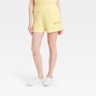 Women's Polaroid Graphic Jogger Shorts - Yellow
