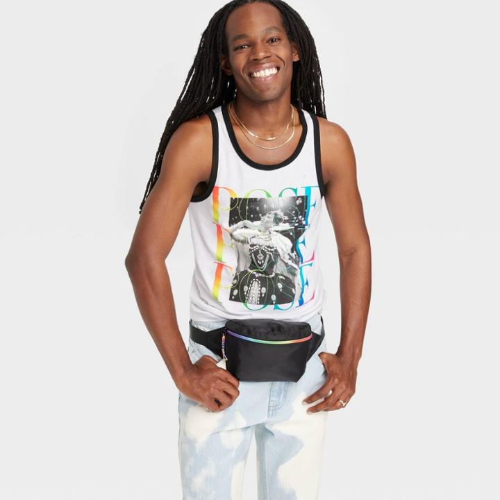 Bioworld Pride Adult Pose Tank Top - White