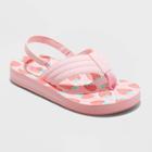 Toddler Girls' Shawn Slip-on Thong Sandals - Cat & Jack Pink