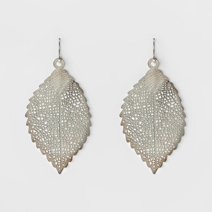 Women's Leaf Drop Earring - A New Day