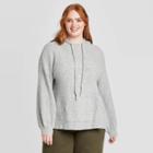 Women's Plus Size Crewneck Pullover Sweater - Who What Wear Gray 2x, Women's,