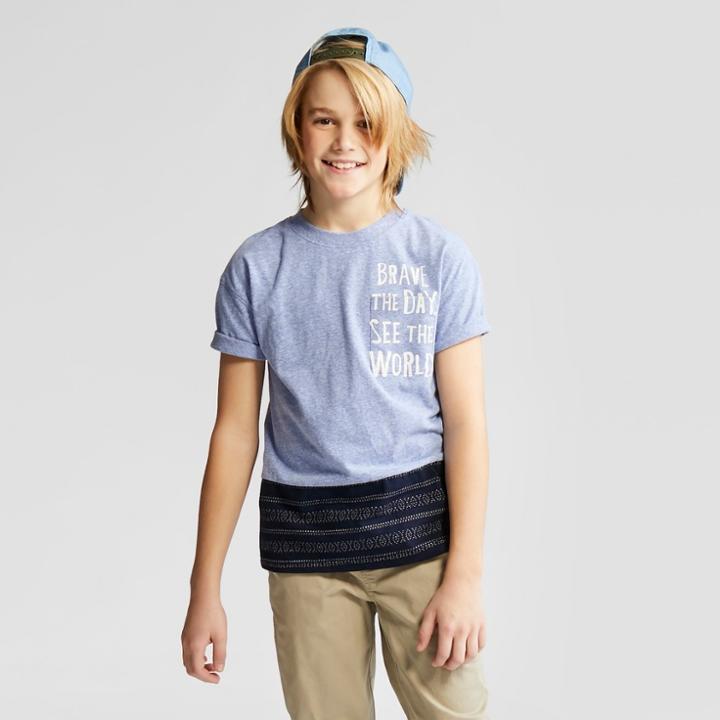 Boys' Short Sleeve Graphic T-shirt - Cat & Jack Blue