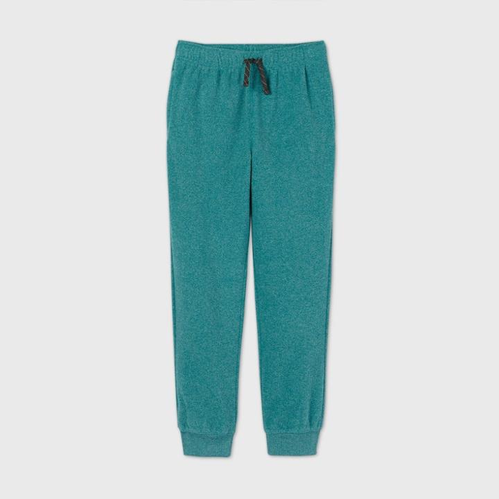 Boys' Cozy Microfleece Sweatpants - Cat & Jack Teal