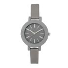 Women's Narrow Strap Watch - A New Day Gray