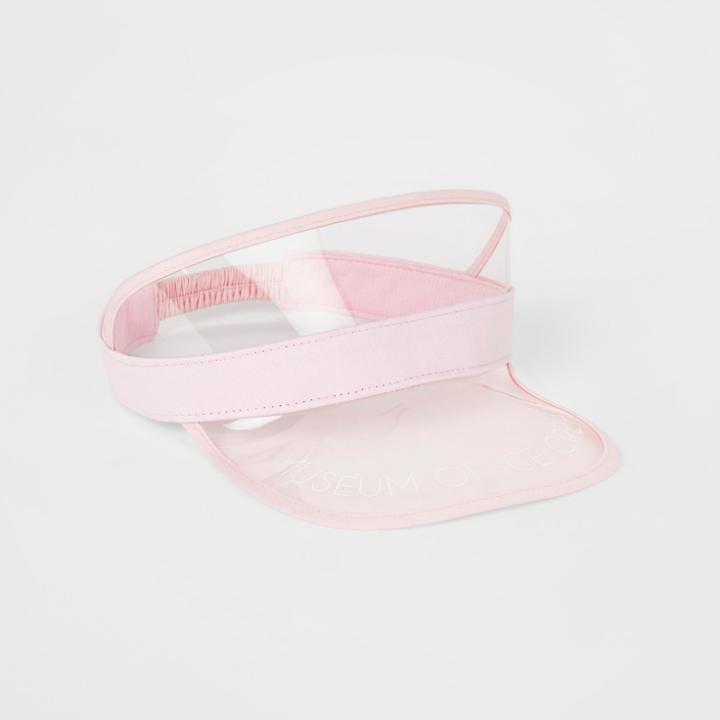 Girls' Letter Print Visor - Art Class Pink