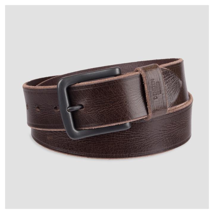 Denizen From Levi's Men's 40mm Raw Edge Leather Belt - Brown