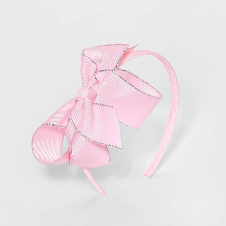 Kids' Bow Headband - Cat & Jack Pink