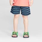 Toddler Boys' Stripe Pull-on Shorts - Cat & Jack Blue