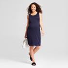 Maternity Sleeveless Lace Tank Dress - Isabel Maternity By Ingrid & Isabel Navy (blue) Xl, Infant Girl's