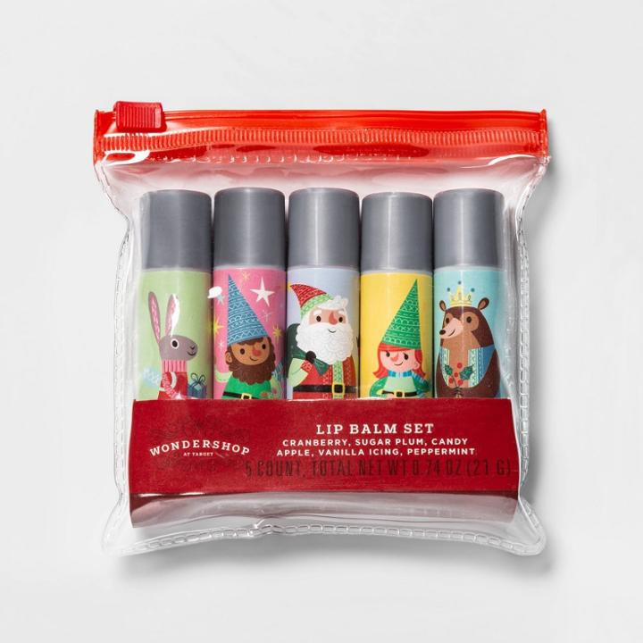 Lip Balm Set - 5pc/0.72oz - Wondershop