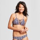 Tori Praver Seafoam Women's Strappy Bikini Top - India Blue