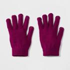 Women's Tech Touch Gloves - Wild Fable Quaint Berry